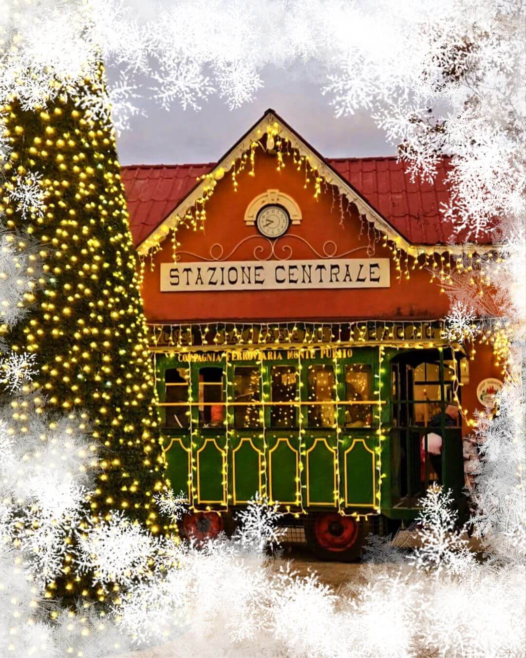 Parco di Natale alla Città della Domenica stazione centrale