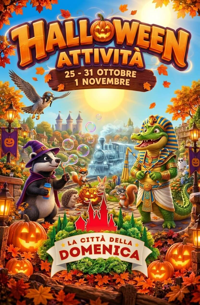 Halloween attività città della domenica 2026